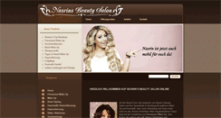 Desktop Screenshot of nasrins-beauty-salon.de